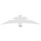 Ekena Millwork Davenport Architectural Grade PVC Gable Bracket, 72"W x 18"H x 6"D x 6"F, 6/12 Pitch GBP072X18X0606DAV00 - alternate 2